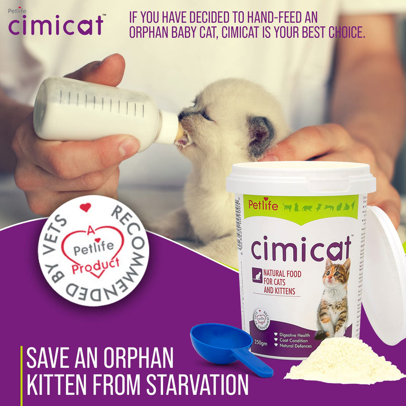Petlife Cimicat Milk Substitute for Cats, 250 g