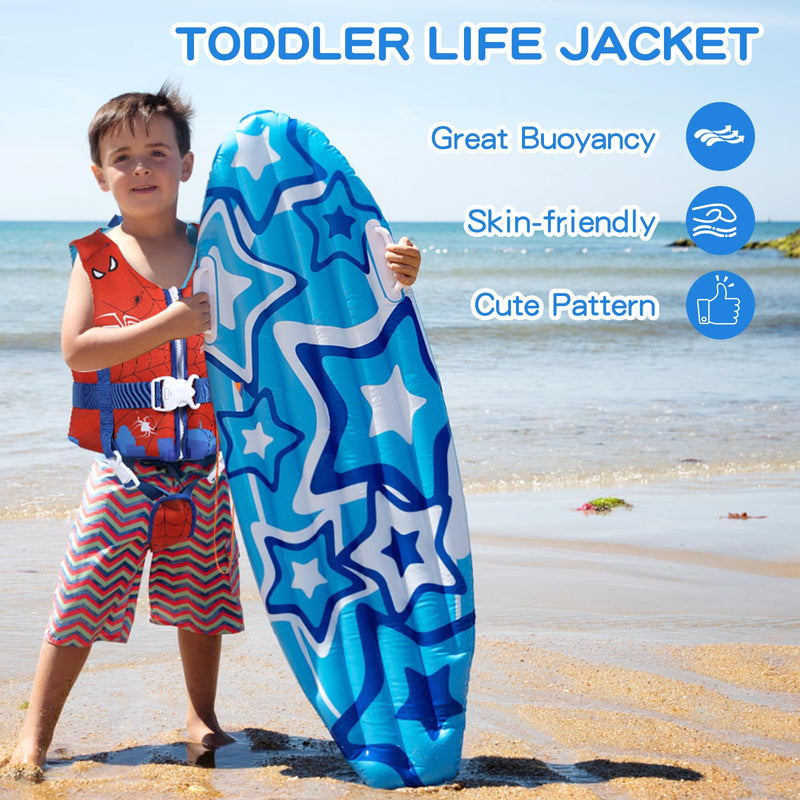 Toddler Swim Vest with Dual Adjustable Safety Strap for 1-9+ Years Kids Swimming Jacket for20-30-40-50-90 lbs Boys Girls Pool/Swimming/Beach S(Suggest 20-45IB) - BeesActive Australia