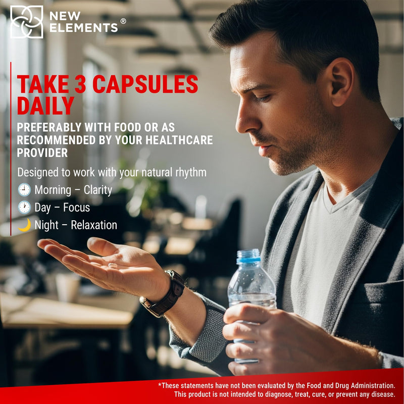 Magtein Magnesium L-Threonate – 2000mg Mag Complex with L Threonate, Glycinate, Citrate & Vitamin B6 – Brain Health, Memory, Focus & Mental Clarity | 300mg Elemental Magnesium | 90 Capsules