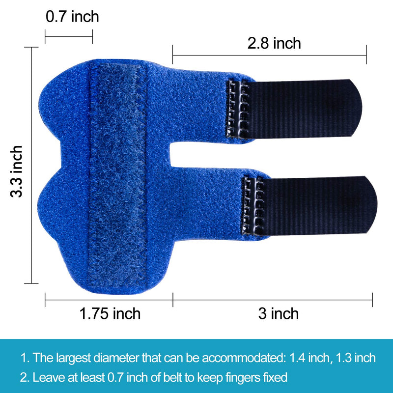 Trigger Finger Splints, Finger Brace for Pain Relief Sport Injuries, Basketball, Senior Tendon Release Blue - BeesActive Australia
