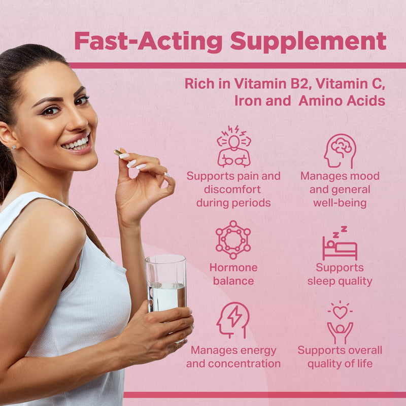 Strength & Spices Hormone Balance 100% Natural Estrogen Supplement ‚Äì 12 Ingredients w Dong Quai - 60 Vegan UK Made 1000mg Capsules ‚Äì Fertility and Menstrual Comfort - BeesActive Australia
