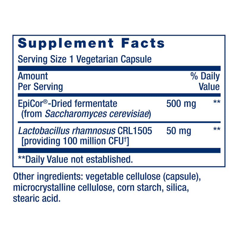 Life Extension FLORASSIST® Immune & Nasal Defense, L. rhamnosus CRL1505, Immune Response, Healthy Nasal Airflow, Seasonal Support, Gluten-Free, Non-GMO, 1 Daily, Vegetarian, 30 Capsules