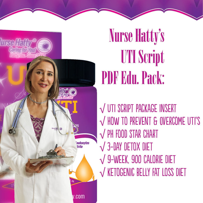 Nurse Hatty - UTI Test Strips 50ct. (2 Sealed Packs of 25ct. per Barrel) Professional Grade Urinary Tract Infection Test Strips - Urinalysis Test to Analyze Leukocytes, Nitrite & pH - BeesActive Australia