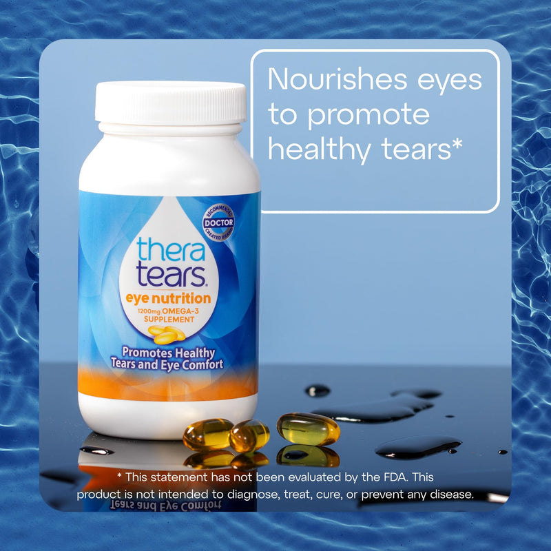 TheraTears Omega 3 Supplement for Eye Care, 90ct 90 Count (Pack of 1)