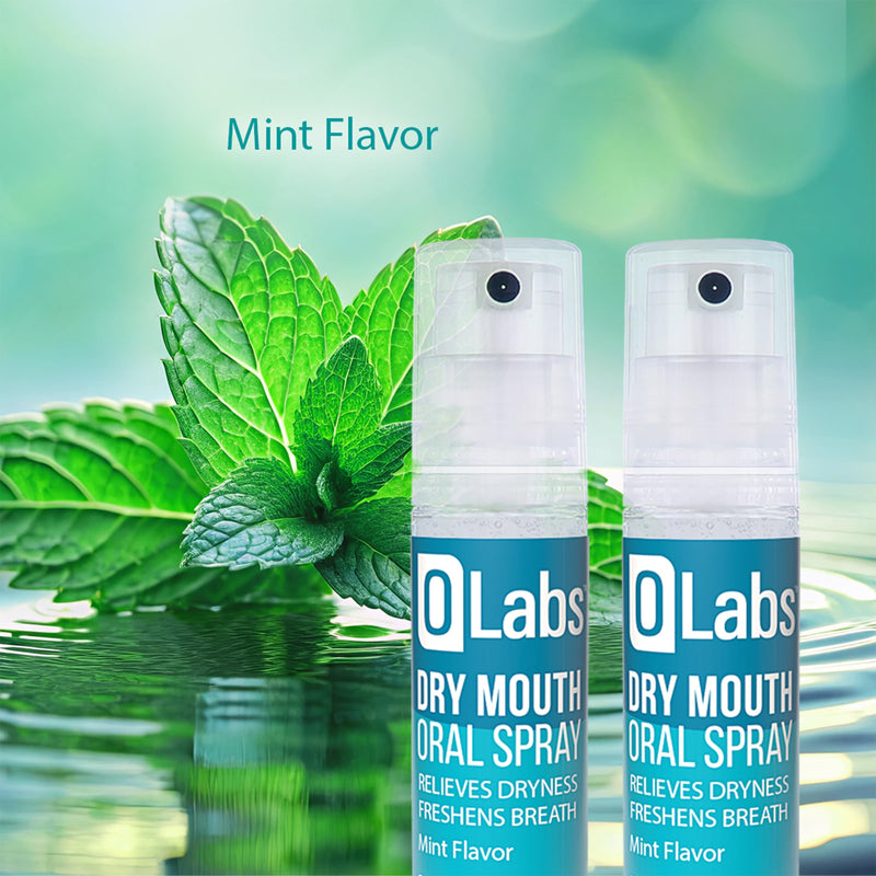 Dry Mouth Spray - Sugar Free, Alcohol Free, Mint Breath Spray with Xylitol, 2 Pack - 4 (0.25 oz) Travel Size Sprays Total 2 Pack Pocket Size - BeesActive Australia