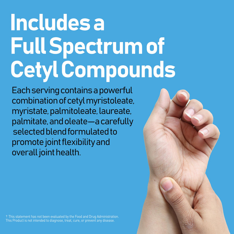 Cetyl Myristoleate Complex, CMO Advanced Joint Mobility & Comfort Formula 120 Capsules