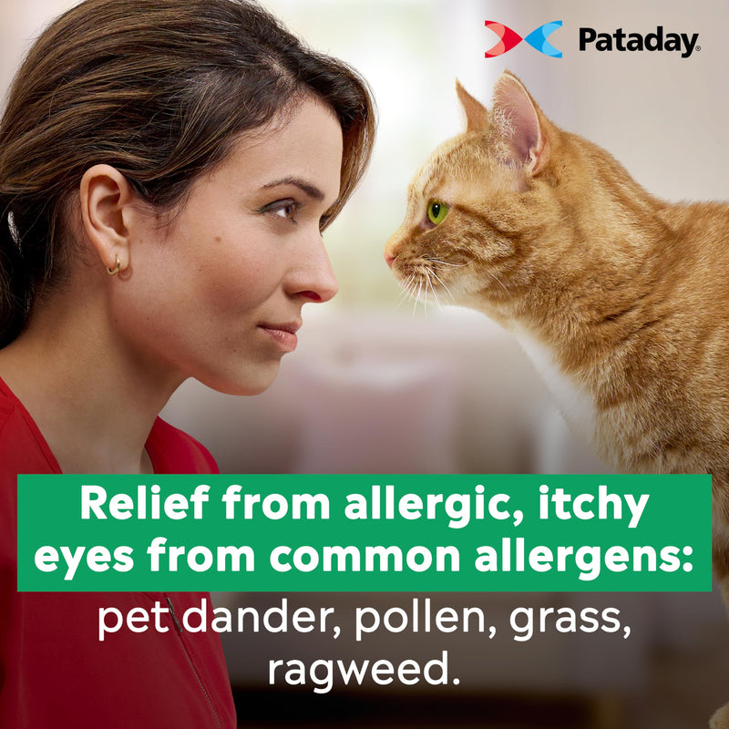 Pataday Once Daily Relief Allergy Eye Drops by Alcon, for Eye Allergy Itch Relief, 2.5 ml (Pack of 2) - BeesActive Australia