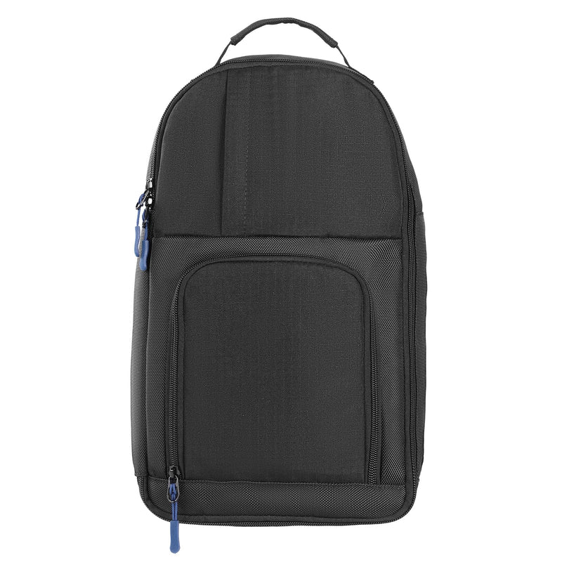 Carrying Case Made for Meta Quest 3/Oculus Quest 2/Vision Pro. Waterproof Travel Sling Bag for VR All-in-One Gaming Headset and Touch Controllers Accessories with DIY Main Compartment and Thicken Pad Black - BeesActive Australia