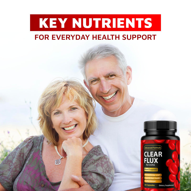 Clear Flux - Clear Flux Supplement, ClearFlux, Clear Flux Pills, ClearFlux Supplement, Clear Flux Capsules, ClearFlux Support Pills, Clear Flux Advanced Supplement, 30 Capsules for 1 Month
