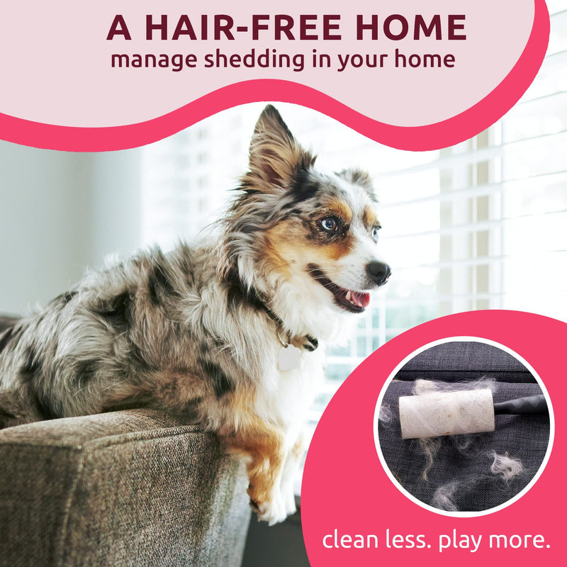 Pat Your Pet Deshedding Brush - Double-Sided Undercoat Rake for Dogs & Cats - Shedding Comb and Dematting Tool for Grooming, Extra Wide - BeesActive Australia