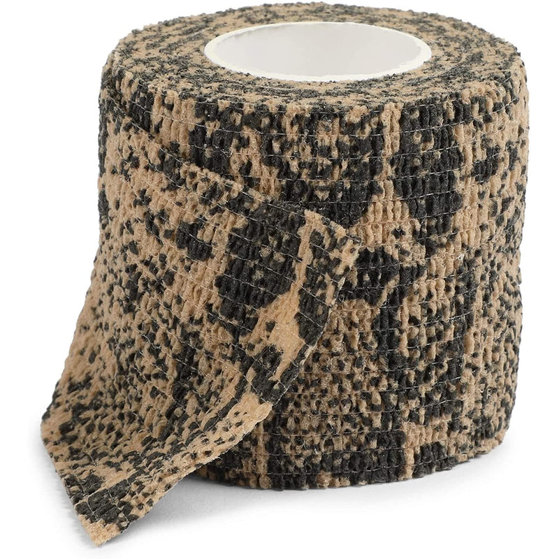 6 Rolls Self Adhesive Bandage Wraps, 2 Inch x 5 Yards Cohesive Vet Tape for First Aid (Animal Print) - BeesActive Australia