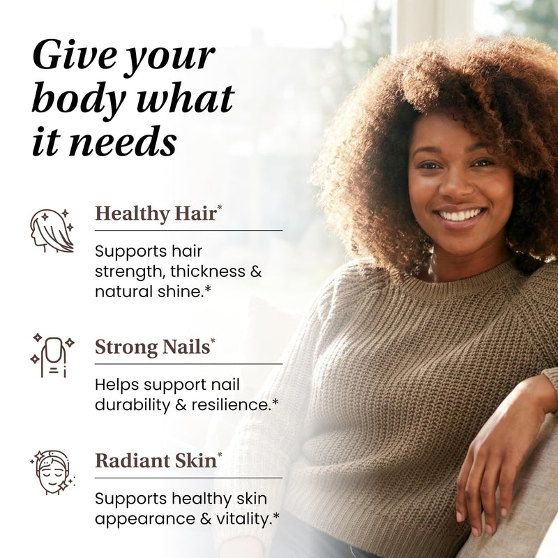 Biotin 6000mcg Collagen Keratin Hair Skin Nails Supplement, 60 Count | Hair Vitamins With Fish Collagen Hydrolyzed Keratin Hyaluronic Acid MSM Bamboo Extract, For Women & Men, USA Made By Sandhus #1 Hair Vitamins 60 Count (Pack of 1)