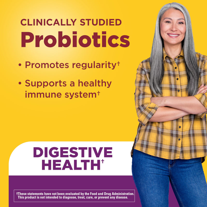 Nature Made Probiotics for Women and Men, 30 Probiotic Capsules | 1 Billion CFU from Live Cultures for Immune & Digestive Support, No Refrigeration Needed, 30 Day Supply 30 Count (Pack of 1)
