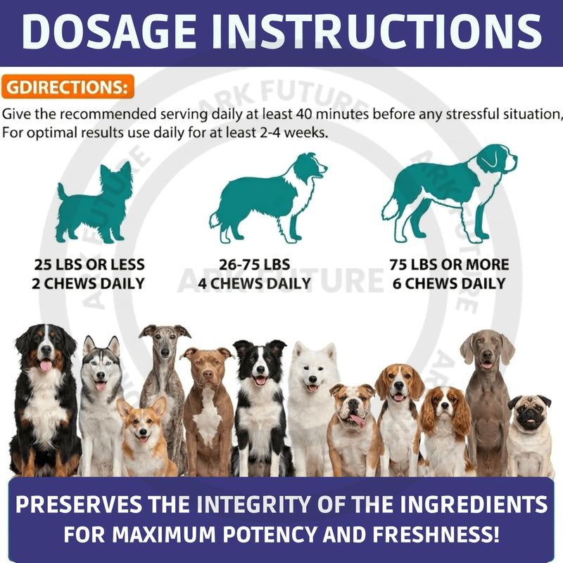 Large Hemp Calming Dog Chews 150 – Chicken Flavor Stress & Anxiety Support, Natural Relaxation Treats for Dogs, Soft Chews for Hyperactivity & Nervous Behavior (Pack of 1)