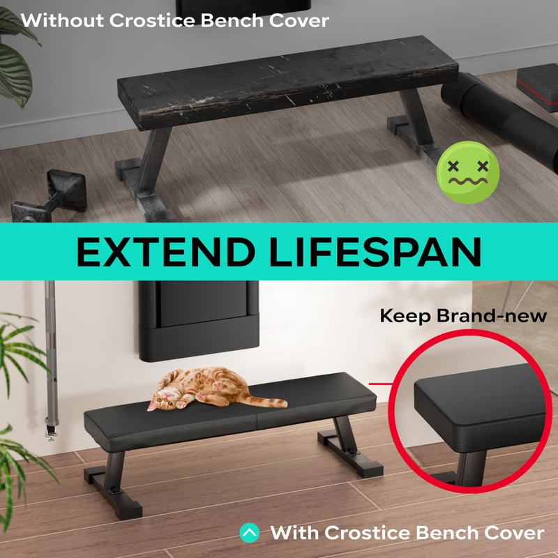 Weight Bench Cover Compatible with Tonal Accessories, Protective Cover for Workout Bench, Exercise Strength Training Accessories Protector, Scratch-Resistant, Water-Proof, Protect from Pets
