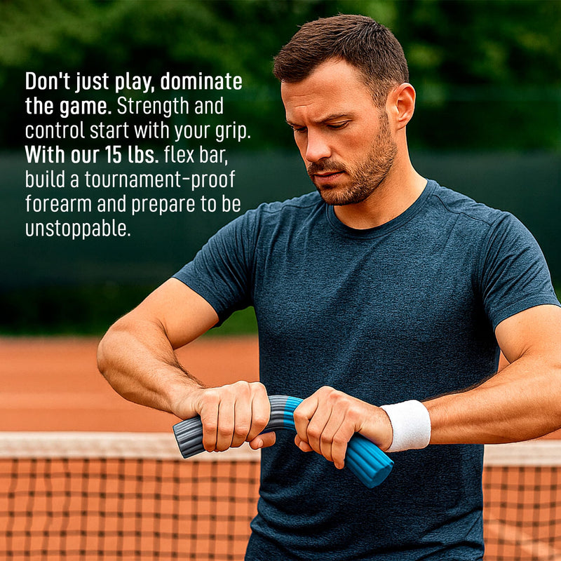 Flex bars for Physical Therapy – Wrist Strengthener & Finger Trainer for Tennis Elbow Relief – 3 Silicone Bars with Bag - BeesActive Australia