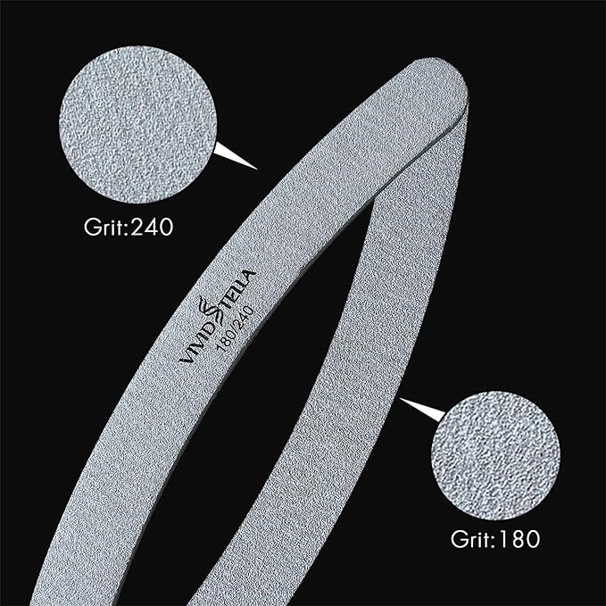 nail file nail file set pro nail buffer nail file nail file nail polish gel nail file 180/240 grit nail file and buffer nail file buffer block for nail art care - BeesActive Australia