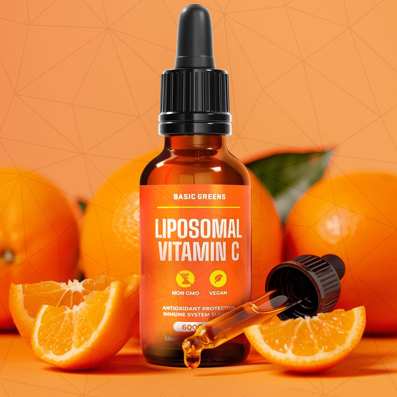 Vitamin C Liposomal Liquid 6000mg for Immune Support Non-GMO, Vegan 2 fl oz 2 Fl Oz (Pack of 1)