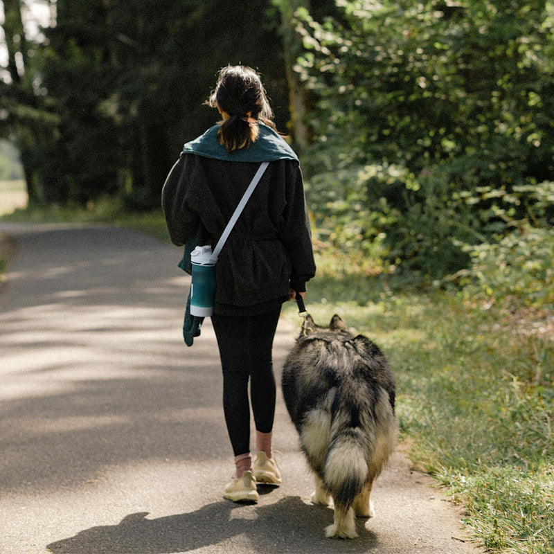 Loonpon 4 in 1 Dog Water Bottle,Travel Dog Water Bottle Portable,Pet Water Bottle for Outdoor Walking, Hiking, Travel, Food Grade Plastic - BeesActive Australia