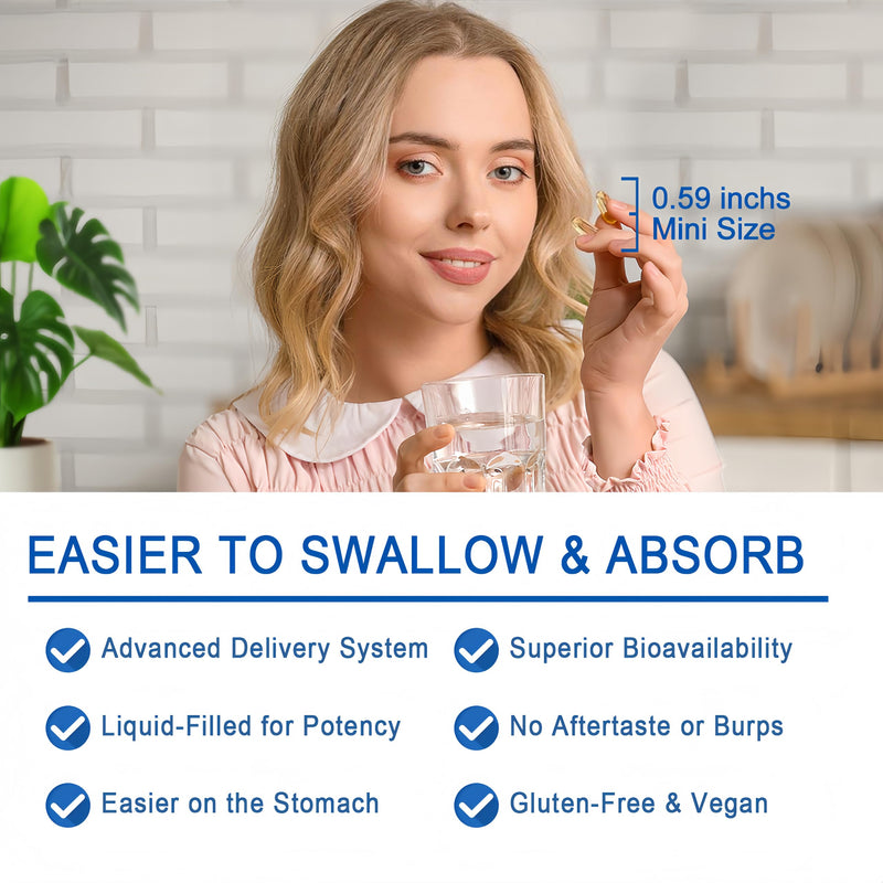 Calcium Supplements for Women - Calcium 1200 mg with Vitamin D3 & K2 - High Absorption Extra Strength Calcium Citrate for Bone Health, Strength, Density, Muscle, Heart Support - Slow Release, Non-GMO