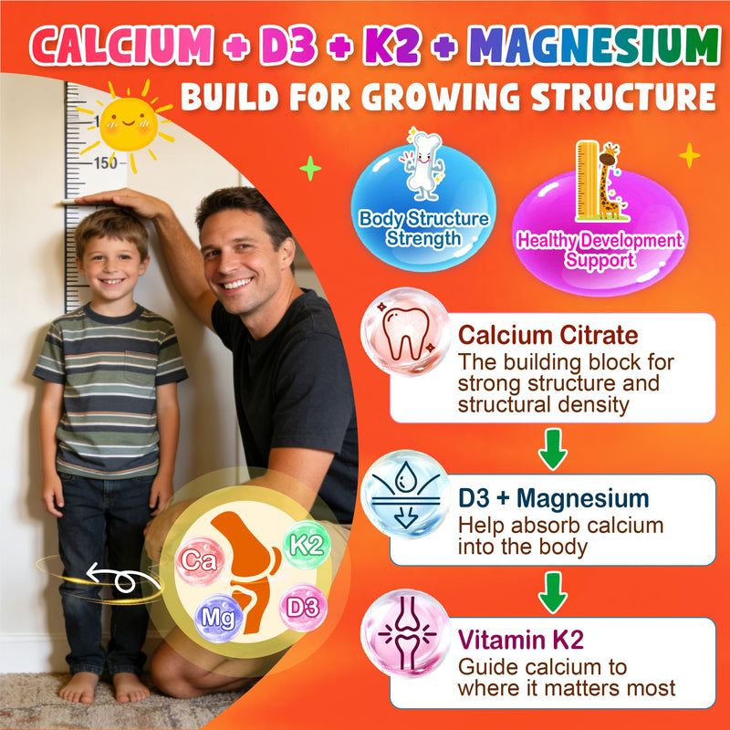 Kids Multivitamin Gummies - Kids Vitamins with Calcium, Probiotics, Iron, Omega-3, Methylated B12 & Methylfolate, Vitamin D3, K2, B6, A, C, E, Zinc for Healthy Growth - Sugar Free, Vegan, 60 Gummies Peach 60 Count (Pack of 1)