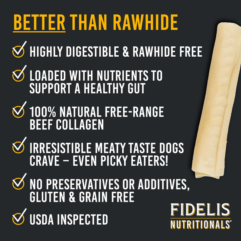 FIDELIS Dog Multivitamin Chewable (60 Vitamin Soft Chews) - Fidelis Collagen Chews Sticks for Dogs – Natural, Healthy Chew for All Dog Sizes - 4 Pack - BeesActive Australia
