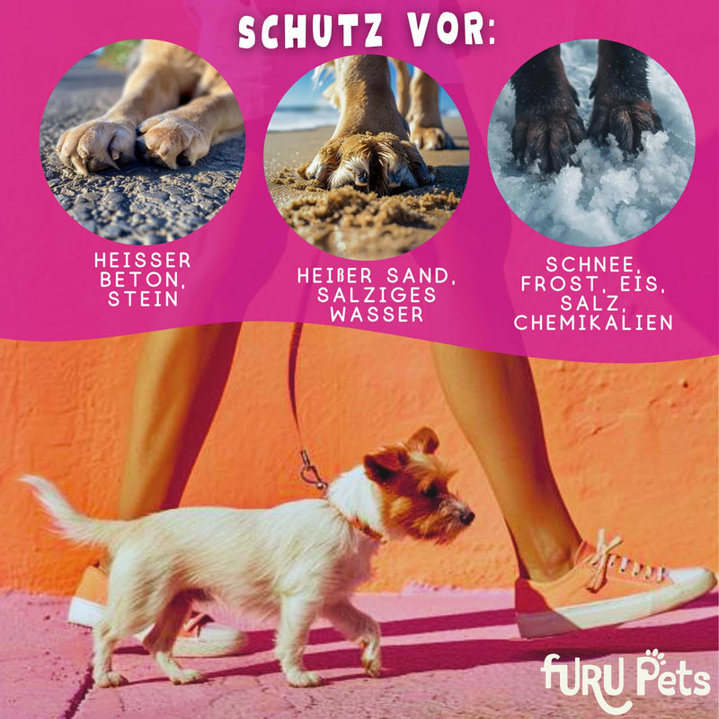 FURU PETS Natural Paw Care & Nose Balm for Dogs & Cats - Paw Balm Dog Paw Care for Dogs Vegan Paw Protection Dog Summer & Winter Dog Paws Paw Balm Cat Paw Care Dog - BeesActive Australia