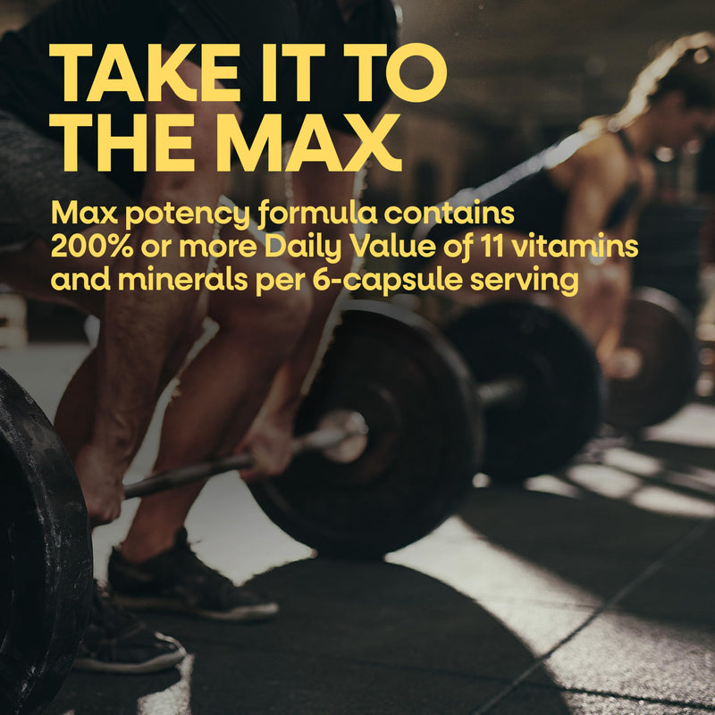 Nature's Way Alive! Max6 Potency Adult Complete Multivitamin, 90 ct | Iron, Antioxidant Vitamins A, C, E, B-Vitamins Including Methylated B12 & Folate, Energy Metabolism Support*, 90 Capsules 90 Count (Pack of 1)