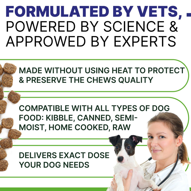 NO Poo Chews for Dogs - Prevent Dog Poop Eating - Coprophagia Treatment - Stool Eating Deterrent - Digestive Health + Breath Aid/Probiotics & Enzymes - Made in USA - 120 Treats 120 No Poo Chews - PawsPlanet Australia