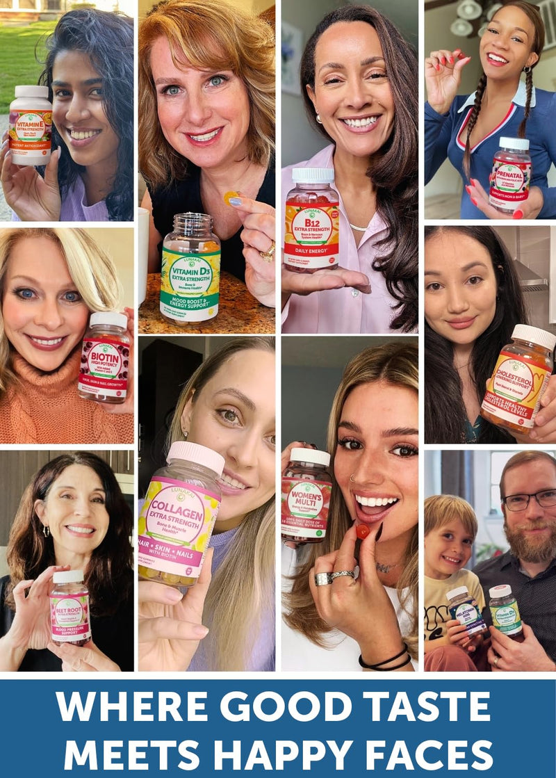 Lunakai USA Made Probiotic Gummies for Gut Health Support, 60ct | 5 Billion CFUs, Non-GMO, Vegan - Daily Digestive & Immune Care for Women & Men - Tasty & Non-Sticky Chewable Gummies 60 Count (Pack of 1)