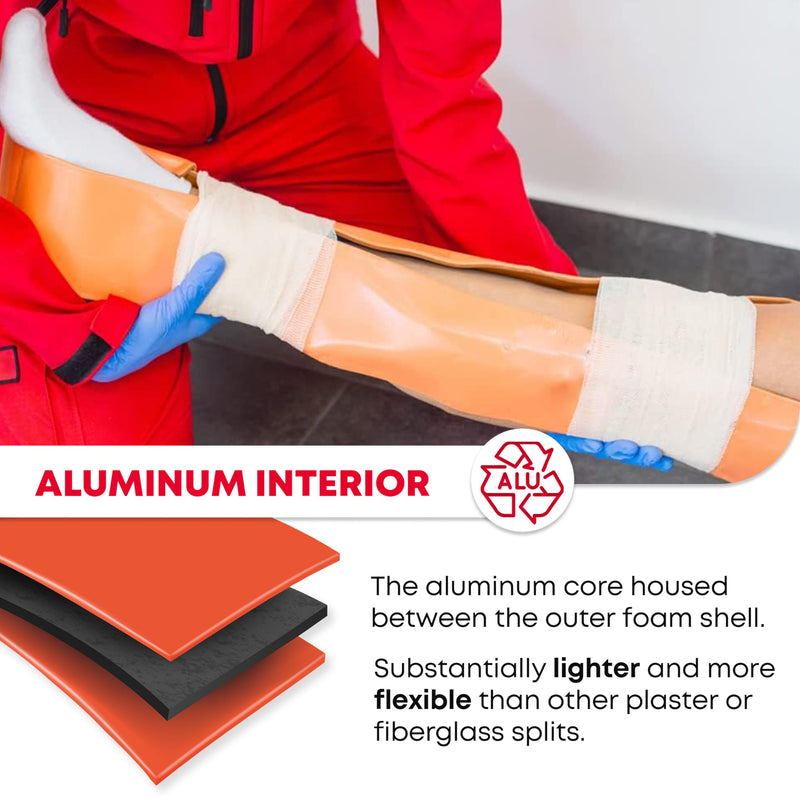 Ever Ready First Aid Universal Aluminum Splint, 24 Inch Rolled - 3 Pack - BeesActive Australia