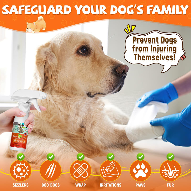 Bitter Apple Spray for Dogs to Stop Chewing, Anti Chew Behavior Training Aid for Dogs and Cats, Bitter Yuck Spray for Dogs Prevent Chewing Licking of Bandages, Paws, Shoes, Fur and Furniture - BeesActive Australia
