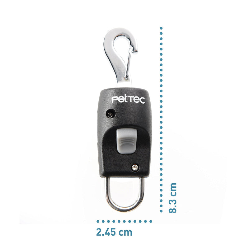 PetTec leash click system | Magnetic closure for dog leash & dog collar for quick putting on and taking off the leash | Magnetic leash dog Anleinfix | Magnet click system fix rustproof black - BeesActive Australia