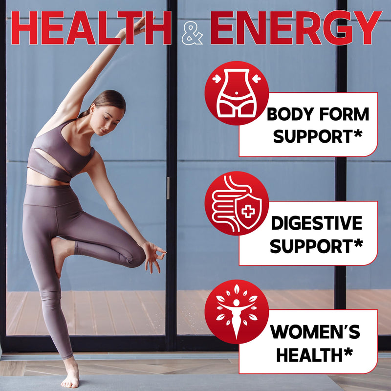 Yohimbine Hcl - 240 Capsules - Yohimbe Supplements for Men & Women - Energy Production, Body Management & Pre-Workout