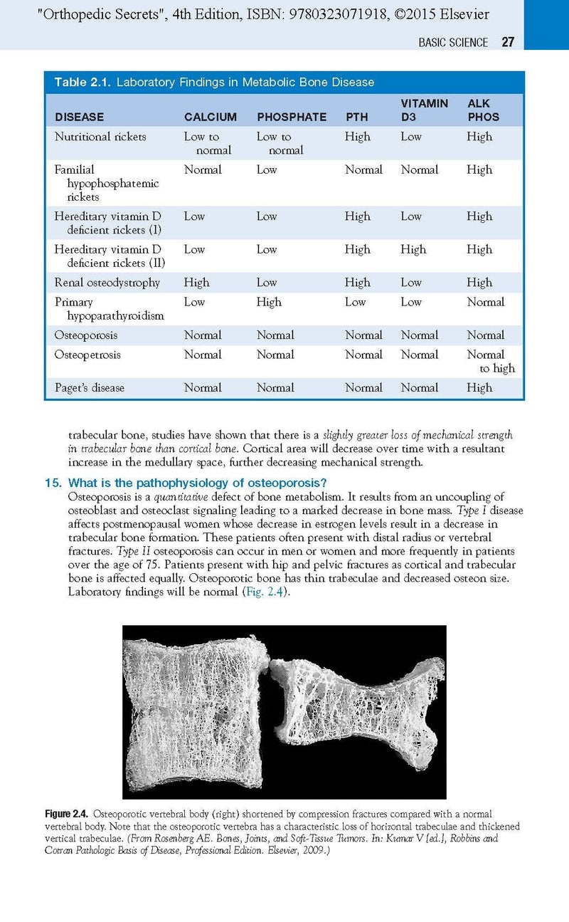 Orthopedic Secrets