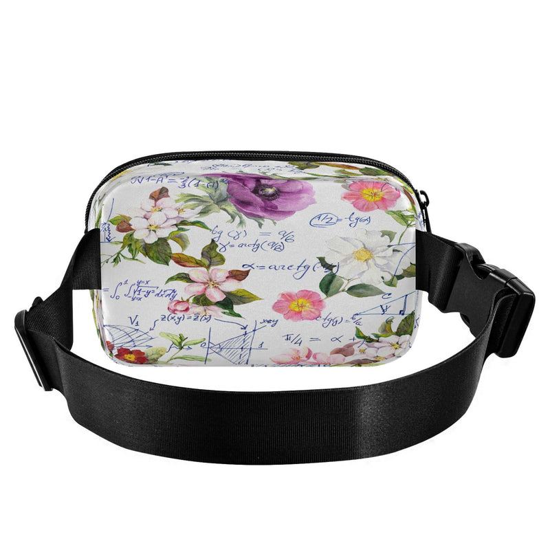 Exnundod Fanny Waist Packs Watercolor Floral Waist Bag Crossbody Bags Adjustable Belt Strap for Running Hiking Thanksgiving Christmas Gift - BeesActive Australia