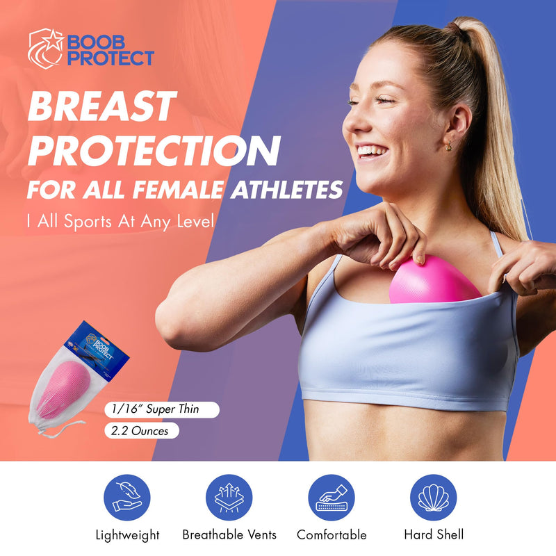 Breast Protection Cups, Sports Bra Inserts, Women’s Sports Chest Guard Hard Shell Protective Inserts for Softball, Rugby, Lax, Soccer & Others X-Large - BeesActive Australia