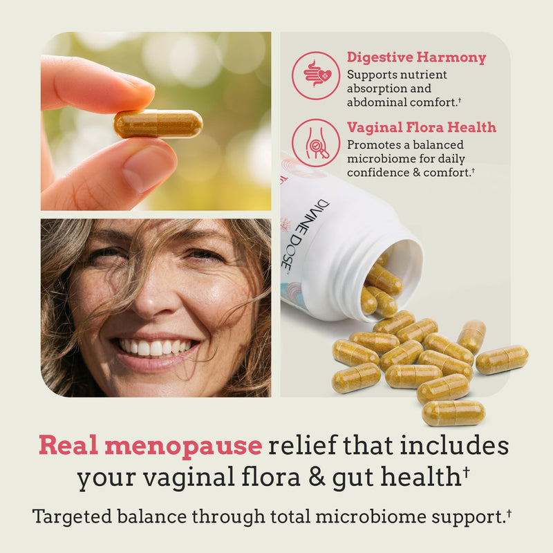 Total Menopause Formula 17-in-1 Stress Support Supplement for Women with Ashwagandha, Black Cohosh (Hormonal Balance), Maca, Probiotics, Vitamins D3, B6, B12, Vitality & Mental Clarity | 60 Capsules