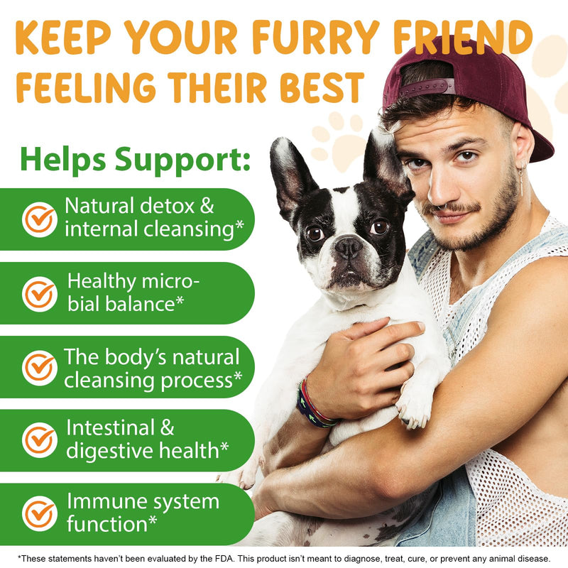 Probiotic Drops for Dogs Digestive Health, 60ml - with Bacillus Coagulans & Herbal Blend - Supports Gut Flora & Digestive Comfort for All Breeds