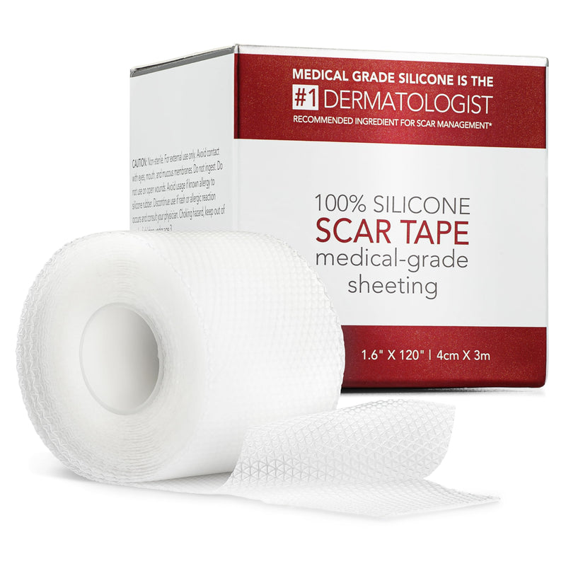 HealFast Physician Formulated Silicone Scar Sheets - Advanced Crosspolymer Medical Grade Silicone Scar Tape for Surgery, C Section, Keloids & Hypertrophic Scars - Silicone Tape For Scars - BeesActive Australia