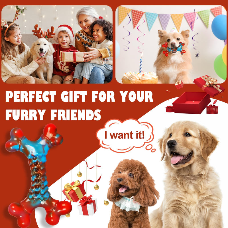 Dog Chew Toys for Aggressive Chewers Tough Dog Toys, Almost Indestructible Dog Toy for Teething, Aggressive Chewers for Large Medium Dogs, Tough Chew Toys for Dogs for Boredom Medium & Large (Pack of 1) - BeesActive Australia