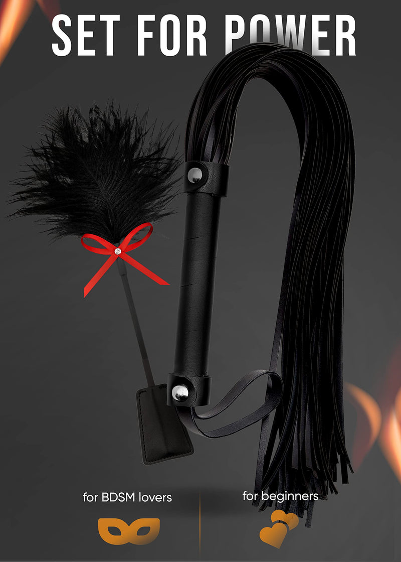 Whip Spanking Flogger Sex Play Sex Feather Tickler Teaser Feather Tickler for People Flogger Spanking Sex Fetish Sex Toys - BeesActive Australia