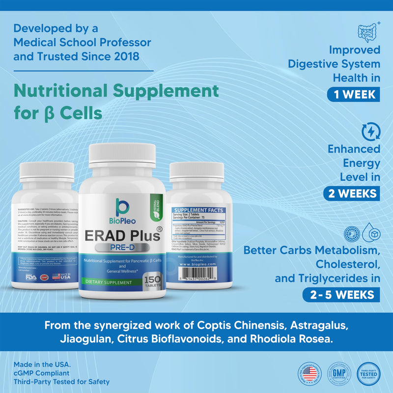 Pre-D Nutritional Supplement for Metabolism Support (150 Tablets), Trusted Since 2018 150 Count (Pack of 1)