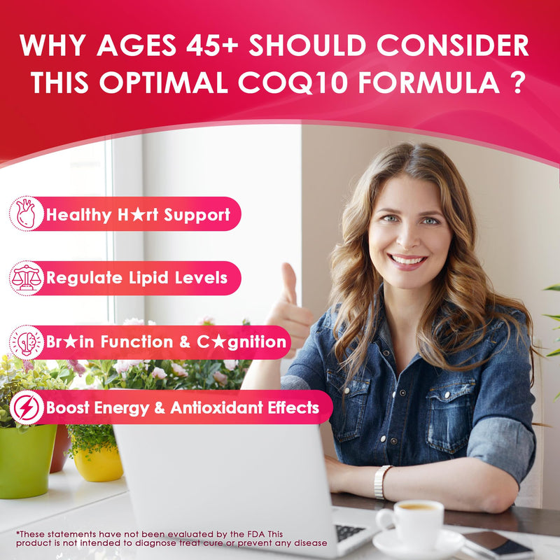 Red Yeast Rice Gummies 600mg & CoQ10 200mg for Adult, 12-in-1 High Absorption Coenzyme Q10 Supplement Plus Omega 3, PQQ, Astaxanthin, Methyl B12, Support Brain, Energy, Immunity, Antioxidant, 60Cts 60 Count (Pack of 1)