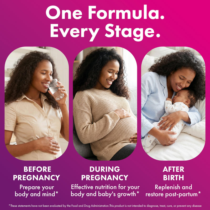by INDICAID Prenatal Vitamins for Women- Sophisticated Folate and 18 Vitamins and Minerals for Neural Tube Support & Fetal Brain Development, Gluten-Free, Dairy-Free & Soy-Free - 30 Servings