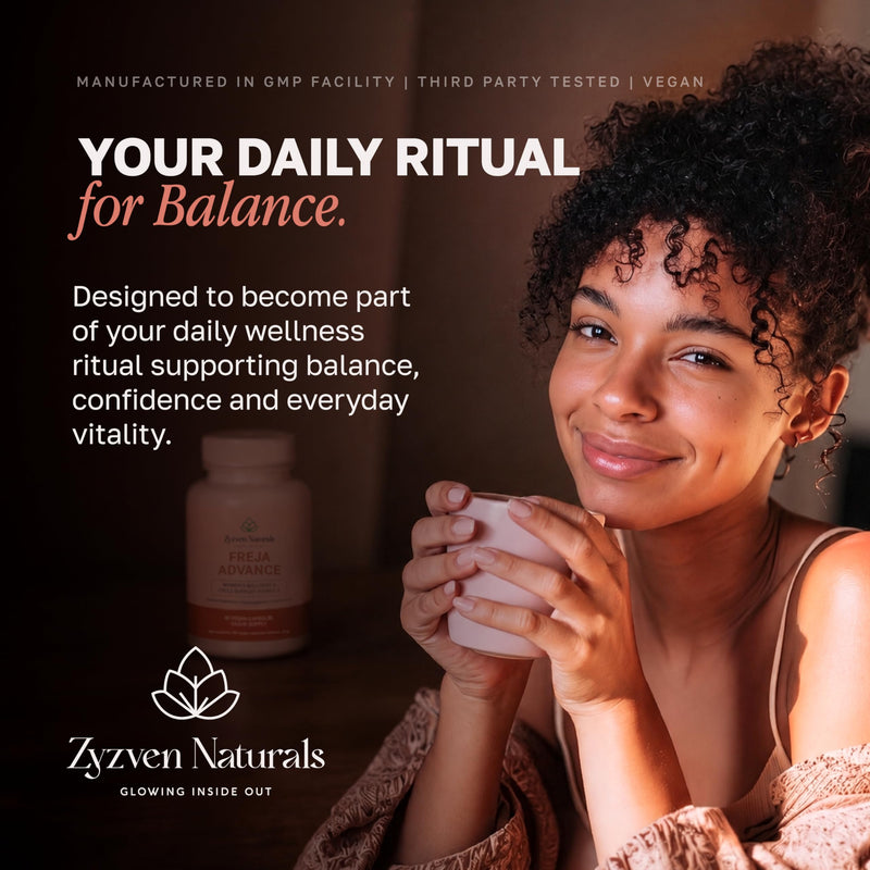 Zyzven Naturals Freja Advance Women's Wellness Vegan Supplement 60 Count