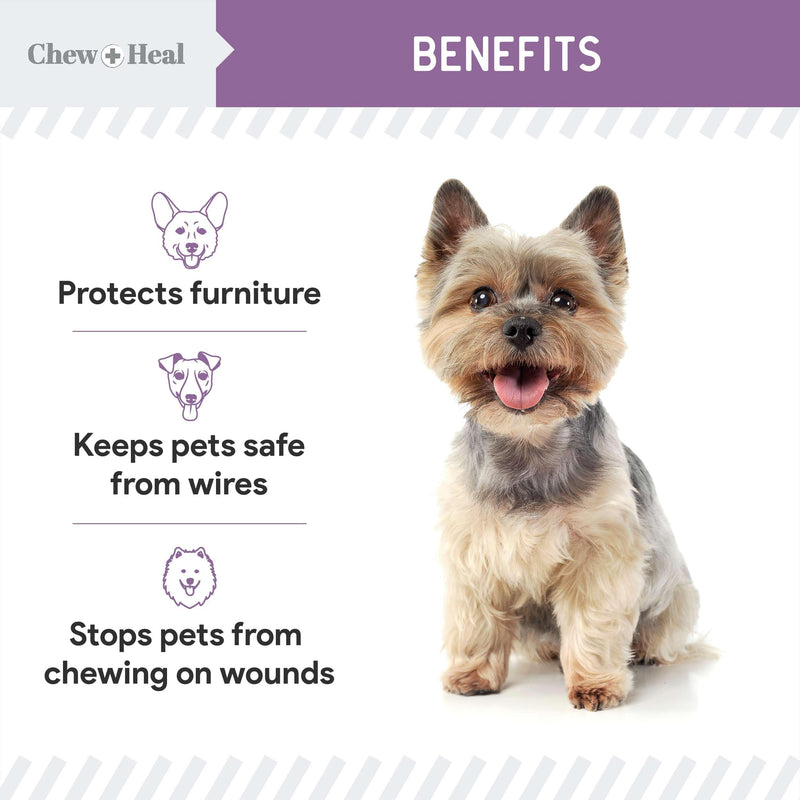 No Chew Spray for Dogs, 8 oz - No Sting, Alcohol Free Bitter Dog and Cat Deterrent - Anti Chew Spray for Furniture, Hot Spots, and More 1 Pack