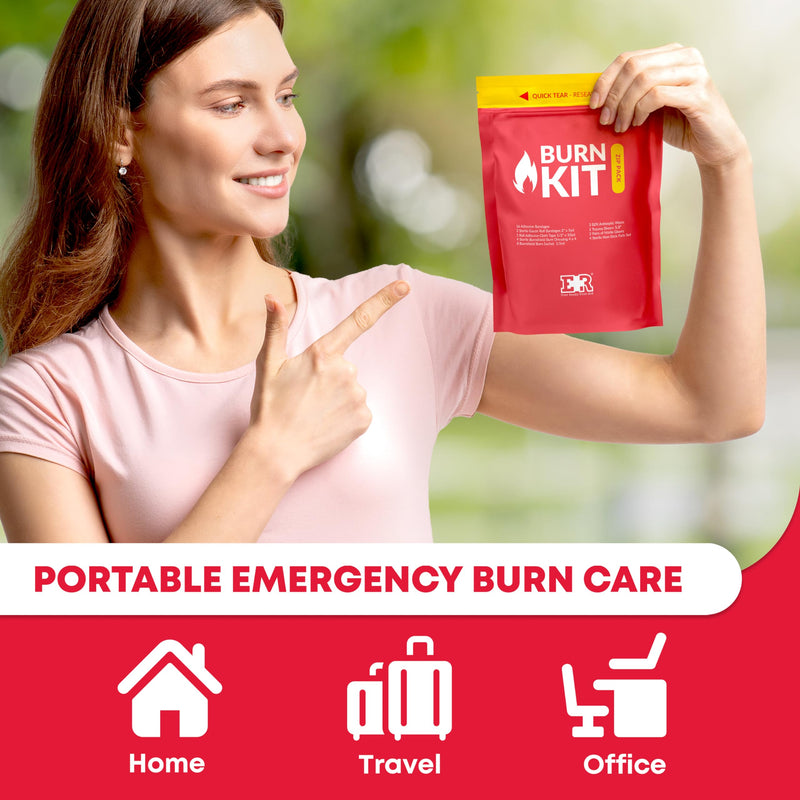 Ever Ready First Aid Emergency Burn Kit in Compact First Aid All-Purpose Resealable Pack for Home, Office & Travel - BeesActive Australia