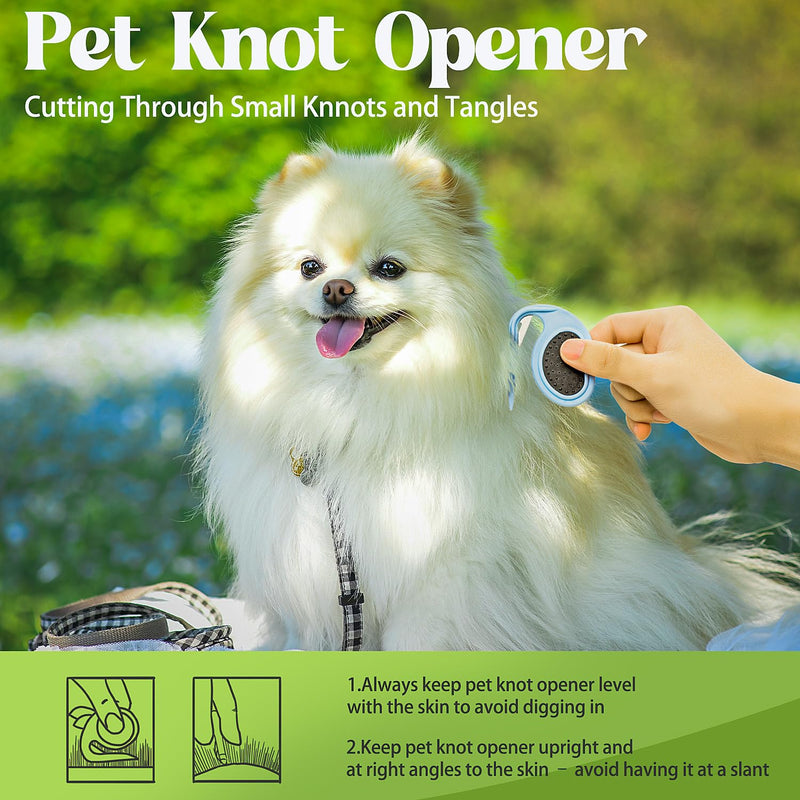 3 PCS Deshedding Dog Brush Grooming Kit for Pet Dogs Cats Poodle Dematting Comb for Removing Tangles and Knots Slicker Cat Matted Fur Cutter Pet Hair Remover Tool For Short & Long Hair DOG-G-3PCS - BeesActive Australia
