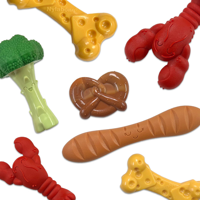 Nylabone Power Chew Lobster Dog Chew Toy, Cute Dog Toys for Aggressive Chewers, Filet Mignon Flavor, Small/Regular (1 Count) Red Medium/Wolf (1 Count) - BeesActive Australia